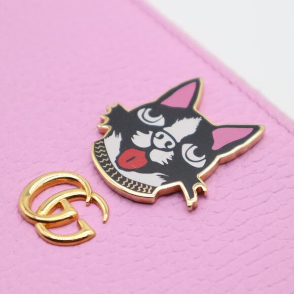 Gucci Bosco Mormont Lilac Long Zip Leather Wallet - Picture 5 of 11